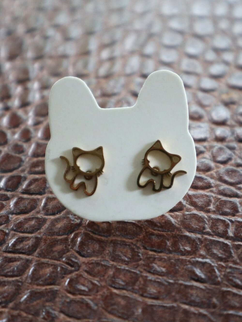 Quirky Cat Stud Earrings
